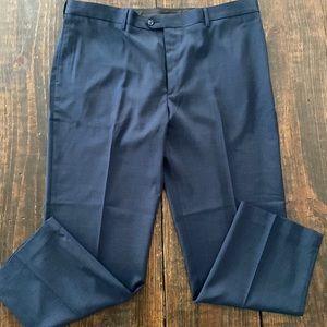 Men's SAVANE Navy Blue Dress Pants-Size 42 x 30